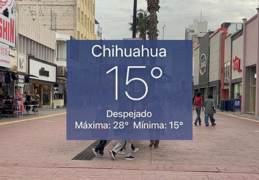 Inicia el miércoles con clima agradable de 15°C; prevén tarde cálida