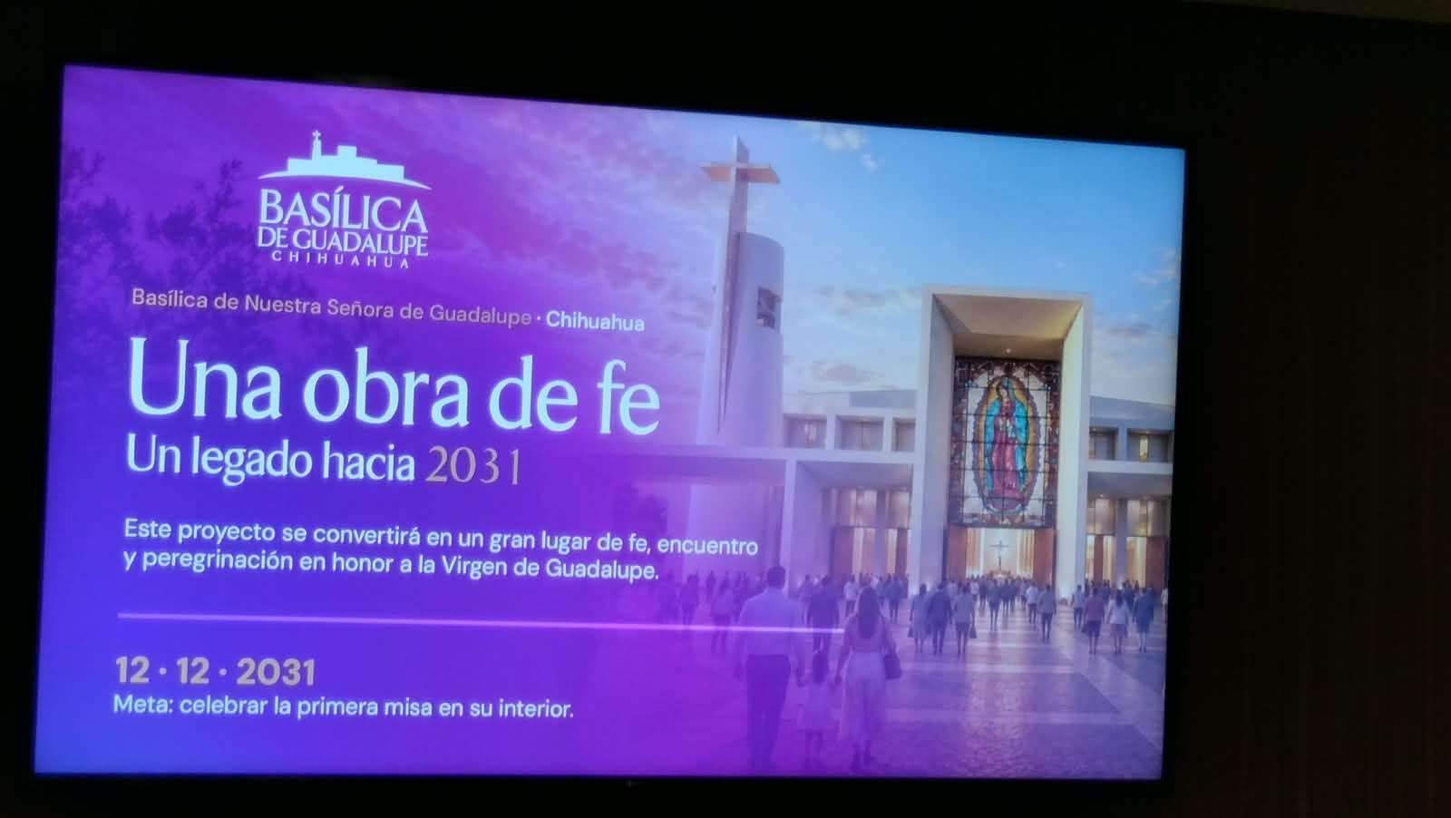 Convocan a sumarse a construcción de nueva Basílica de Guadalupe