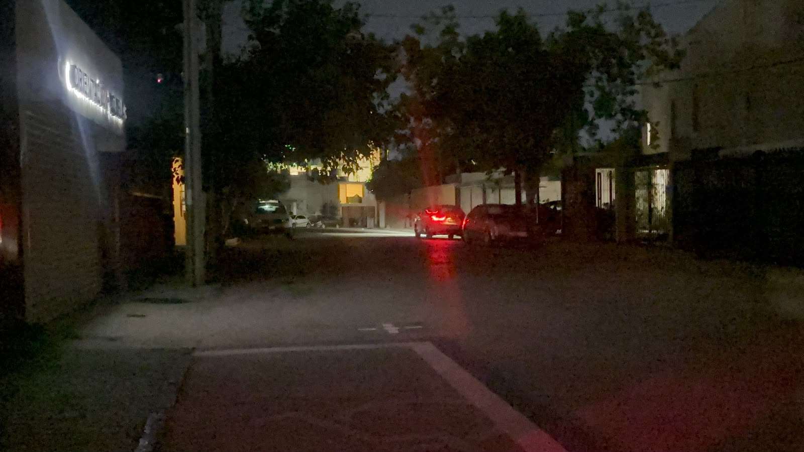 Fallan luminarias en calle del Santuario y avenida Zarco