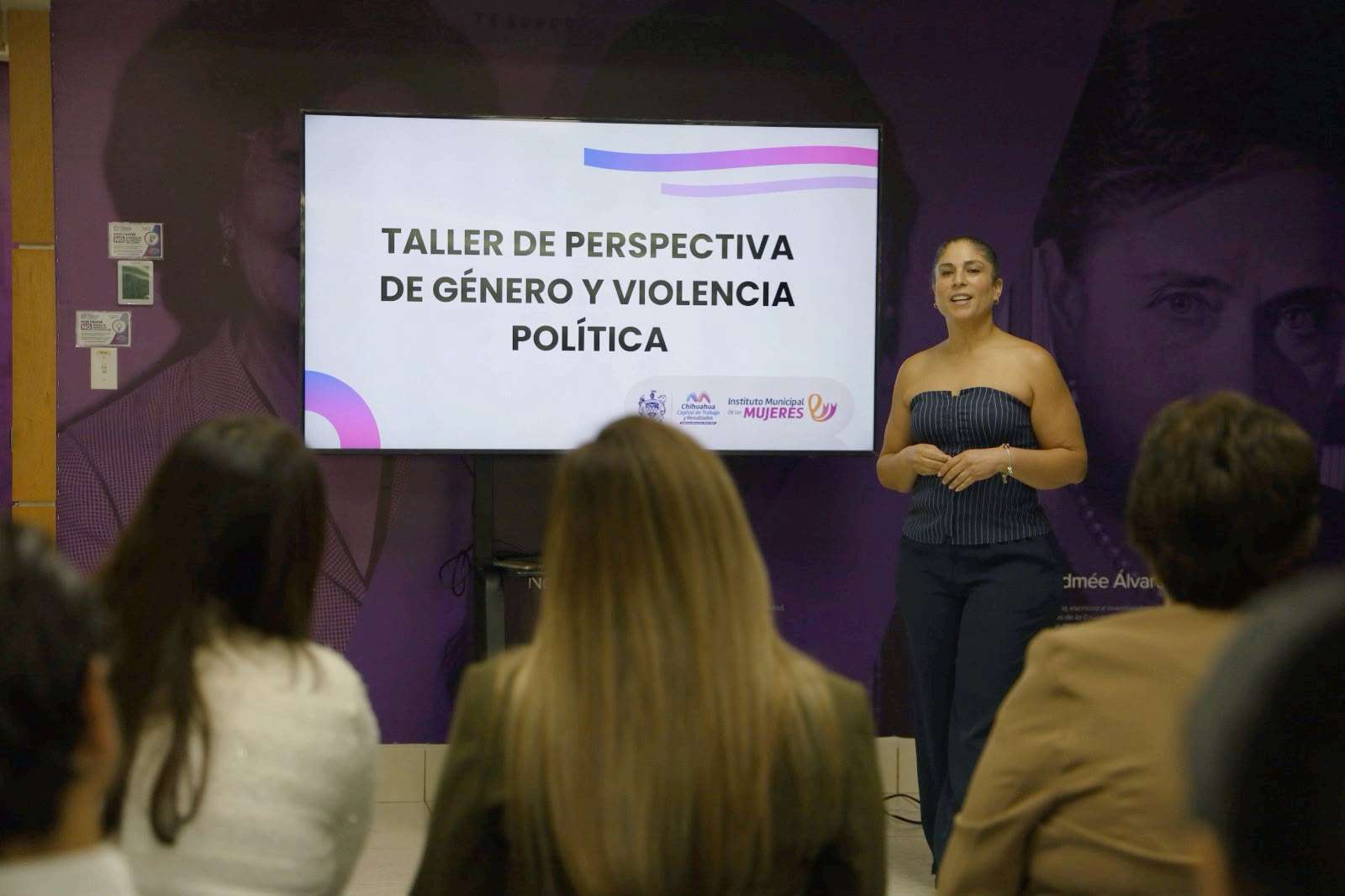 Capacitan a funcionarios en perspectiva de género y violencia política
