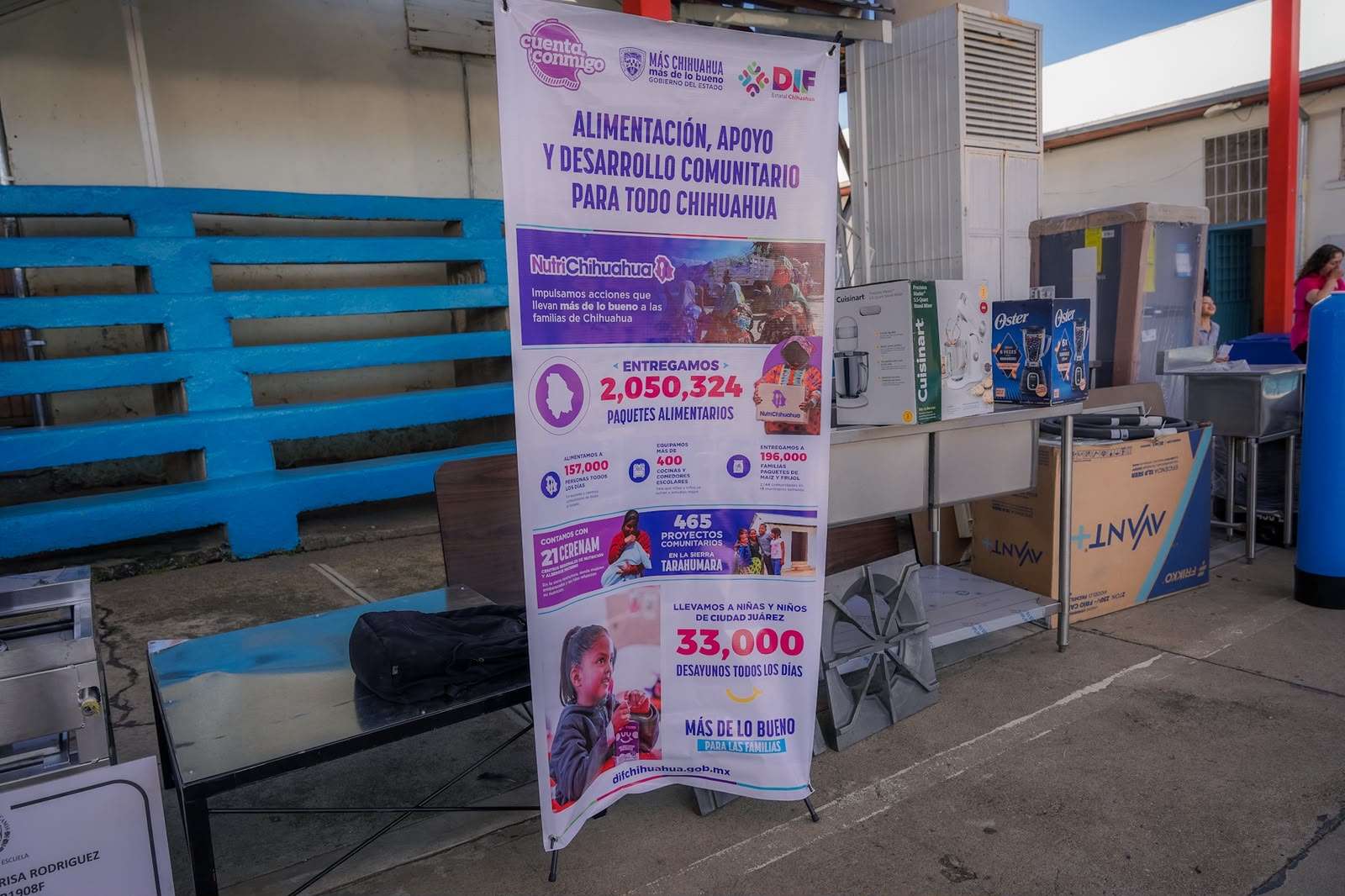 Equipan comedores escolares y comunitarios en tres municipios