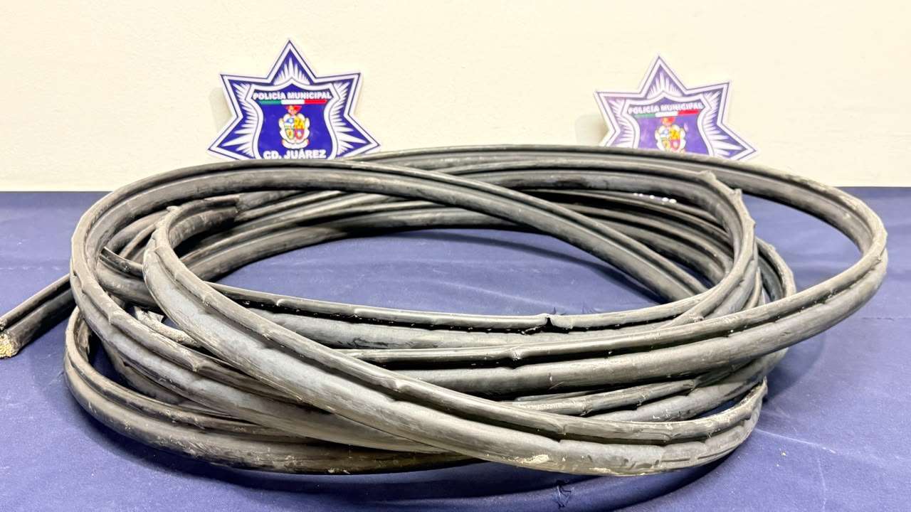 Detienen a dos robando cable en fraccionamiento Roma 