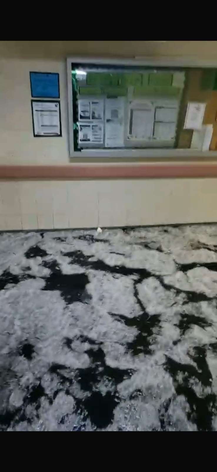 Comparte inundación en Hospital del Imss en Juárez