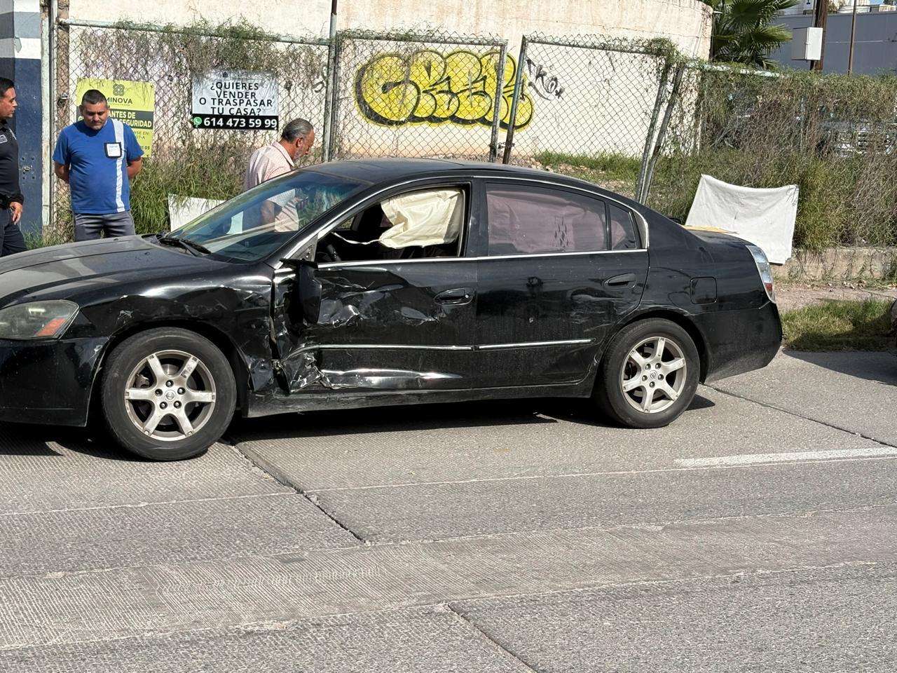 Genera fuerte choque múltiple caos vial en la Juan Escutia