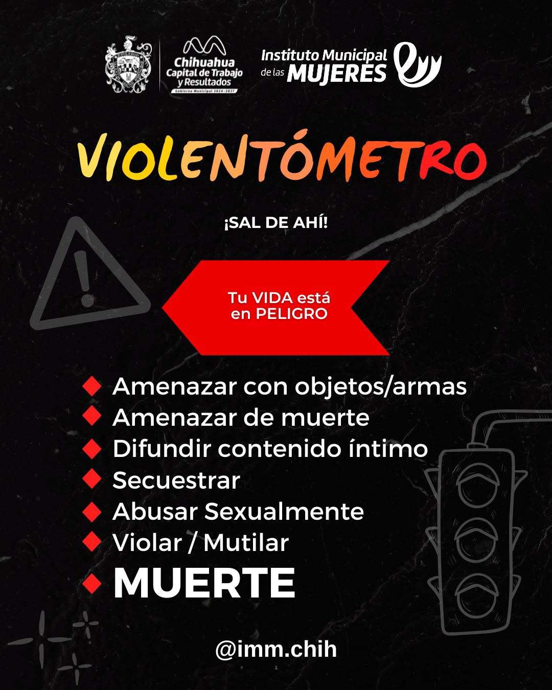 Identifica señales de alerta mediante el Violentómetro del Gobierno Municipal