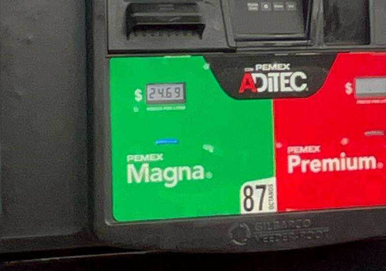 Suben el precio de la gasolina por encima del acuerdo federal en Petro Seven 