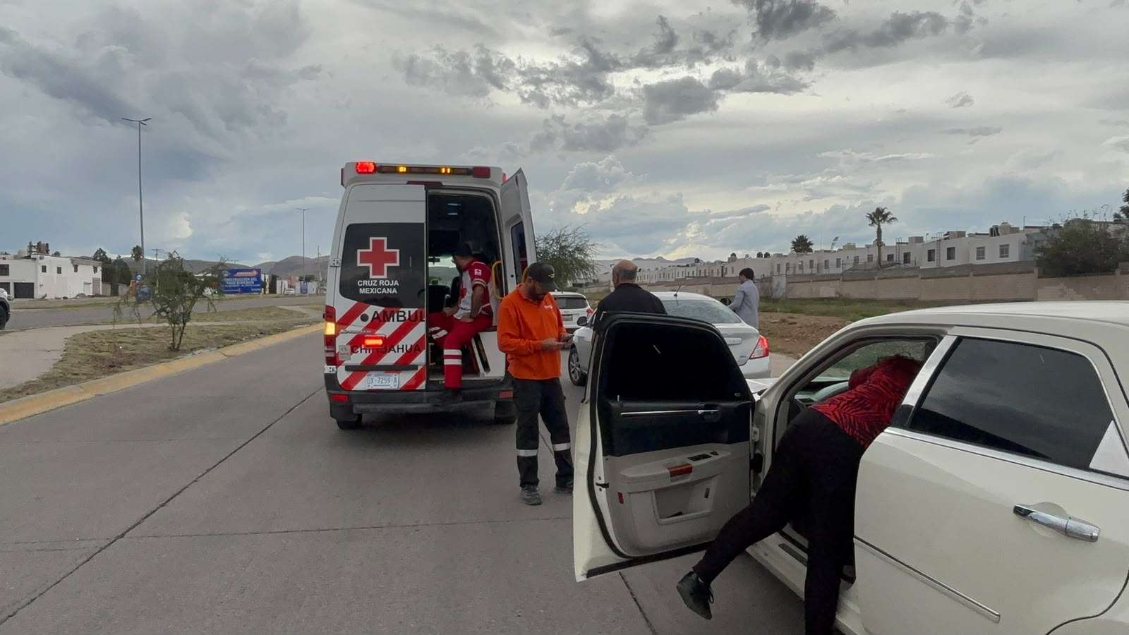 Deja choque un lesionado en la Prieto Luján