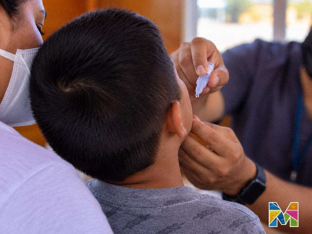 Promueve Meoqui vacunación contra la polio y ofrece orientación en seis centros de salud