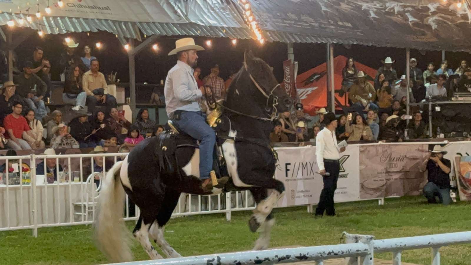 Exhiben a cabalgados bailadores de Expogan 2026