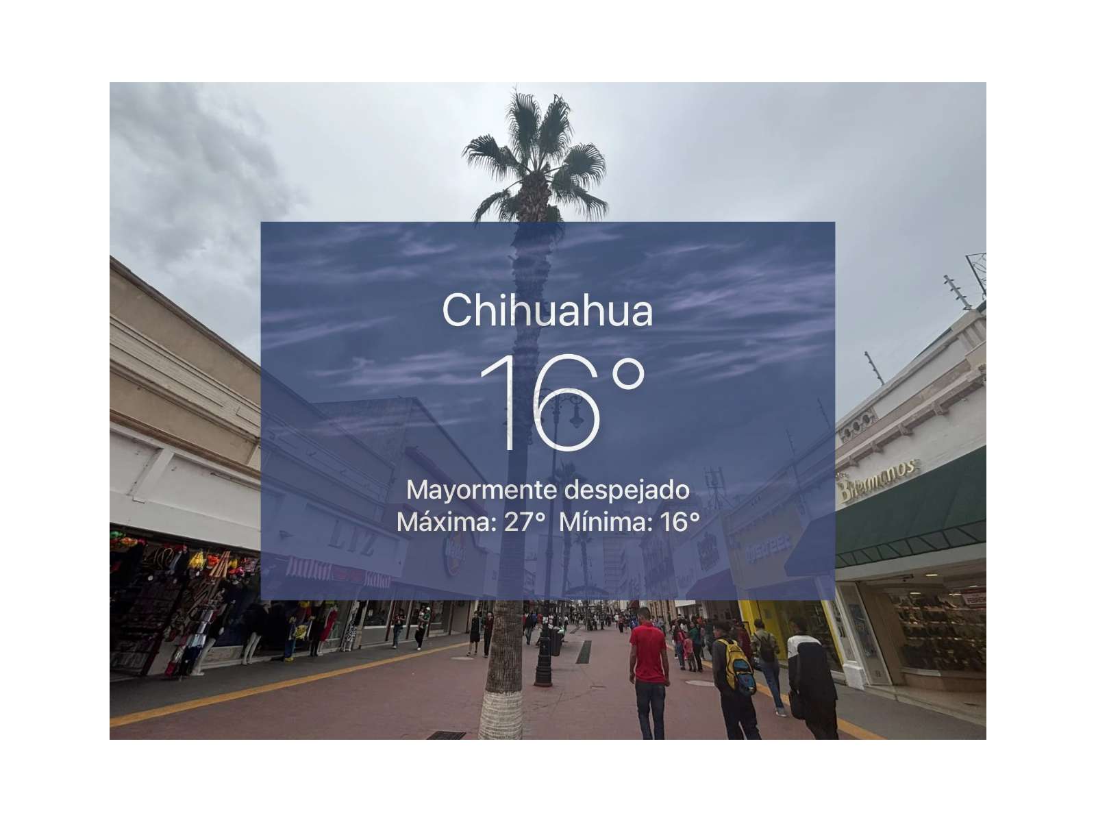 Inicia Chihuahua con ambiente fresco y pronostican lluvias para la tarde