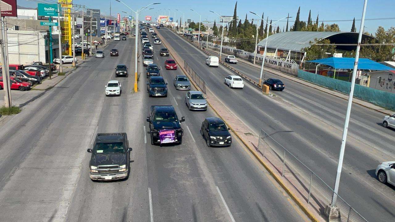 Marcha caravana del PAN a la FGR en apoyo de César Jáuregui
