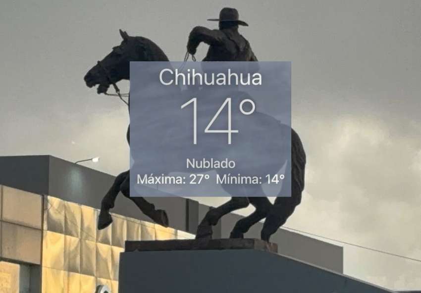 Amanece el domingo con clima fresco de 14°C en Chihuahua 