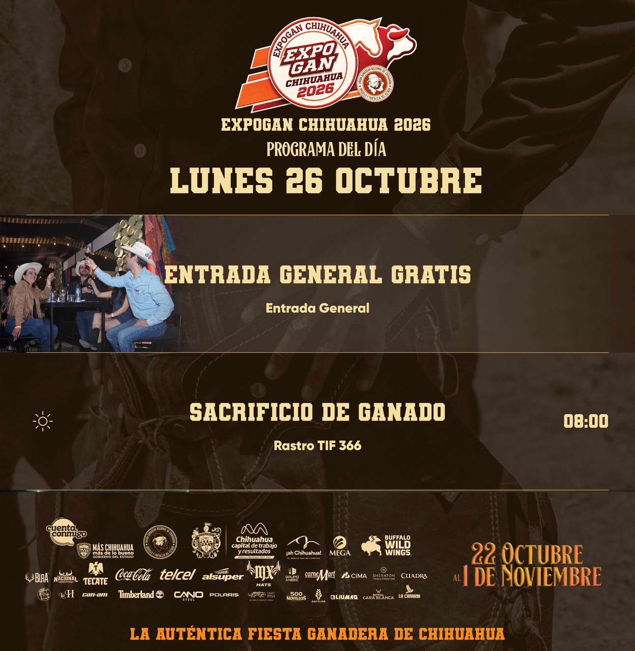 Ofrece Expogan 2026 entrada gratuita y promociones 2x1 este lunes 