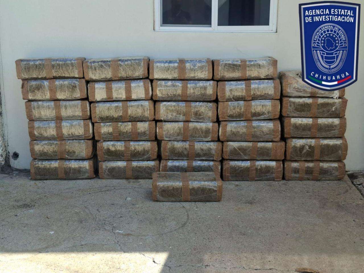 Asegura AEI 160 kilogramos de mariguana