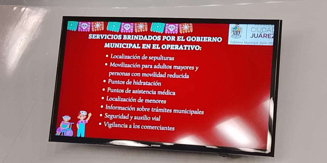 Preparan operativo especial por Día de Muertos 