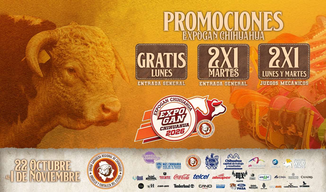 Ofrece Expogan 2026 entrada gratuita y promociones 2x1 este lunes 