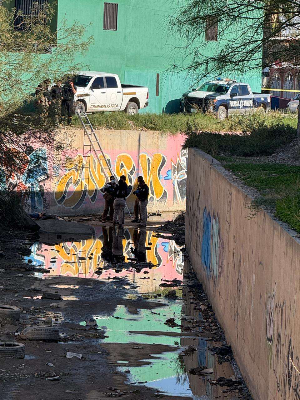 Encuentran cuerpo en el canal de Infonavit Casas Grandes