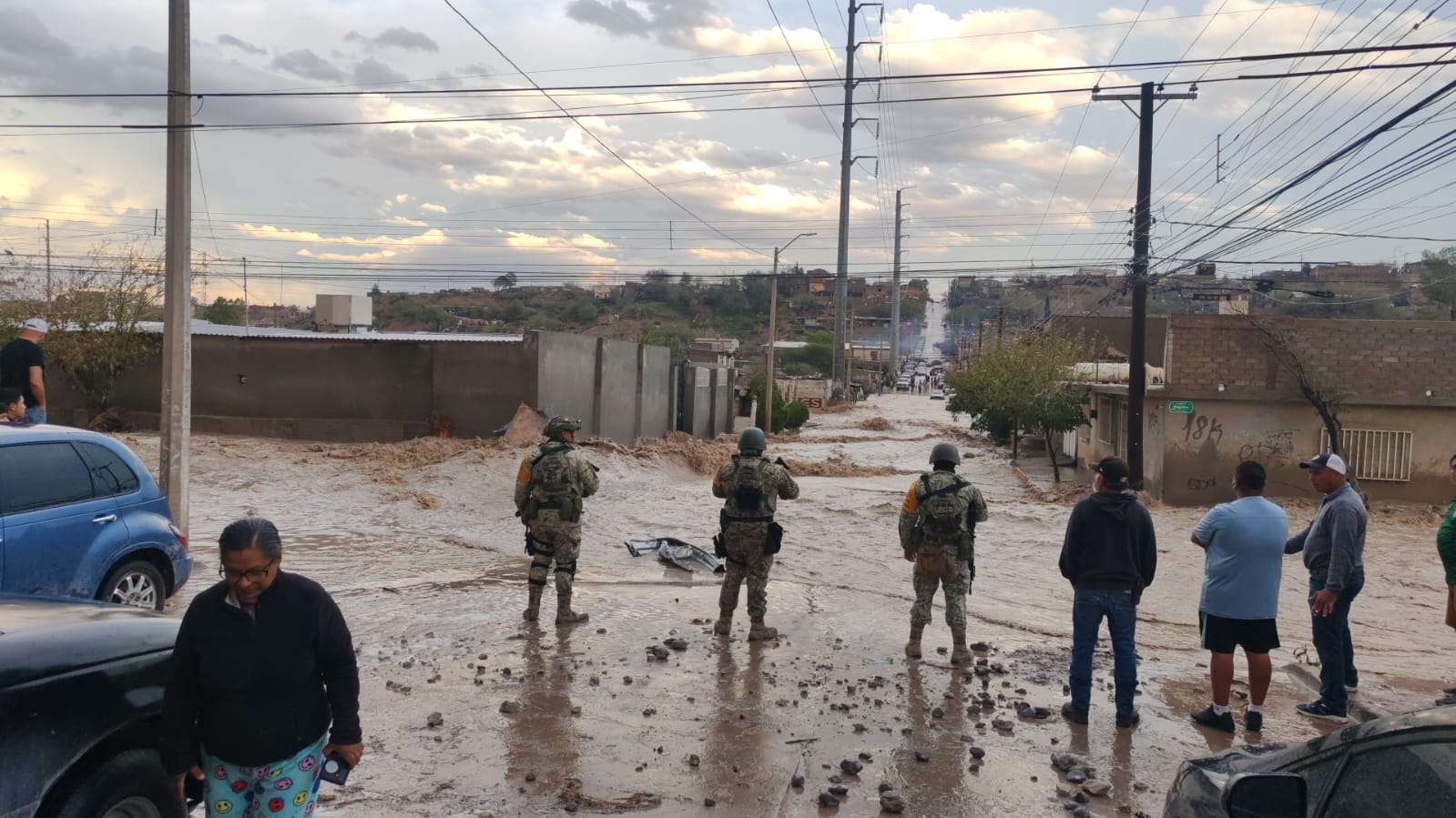 Activa Ejército Plan DN-III-E en Juárez por lluvias