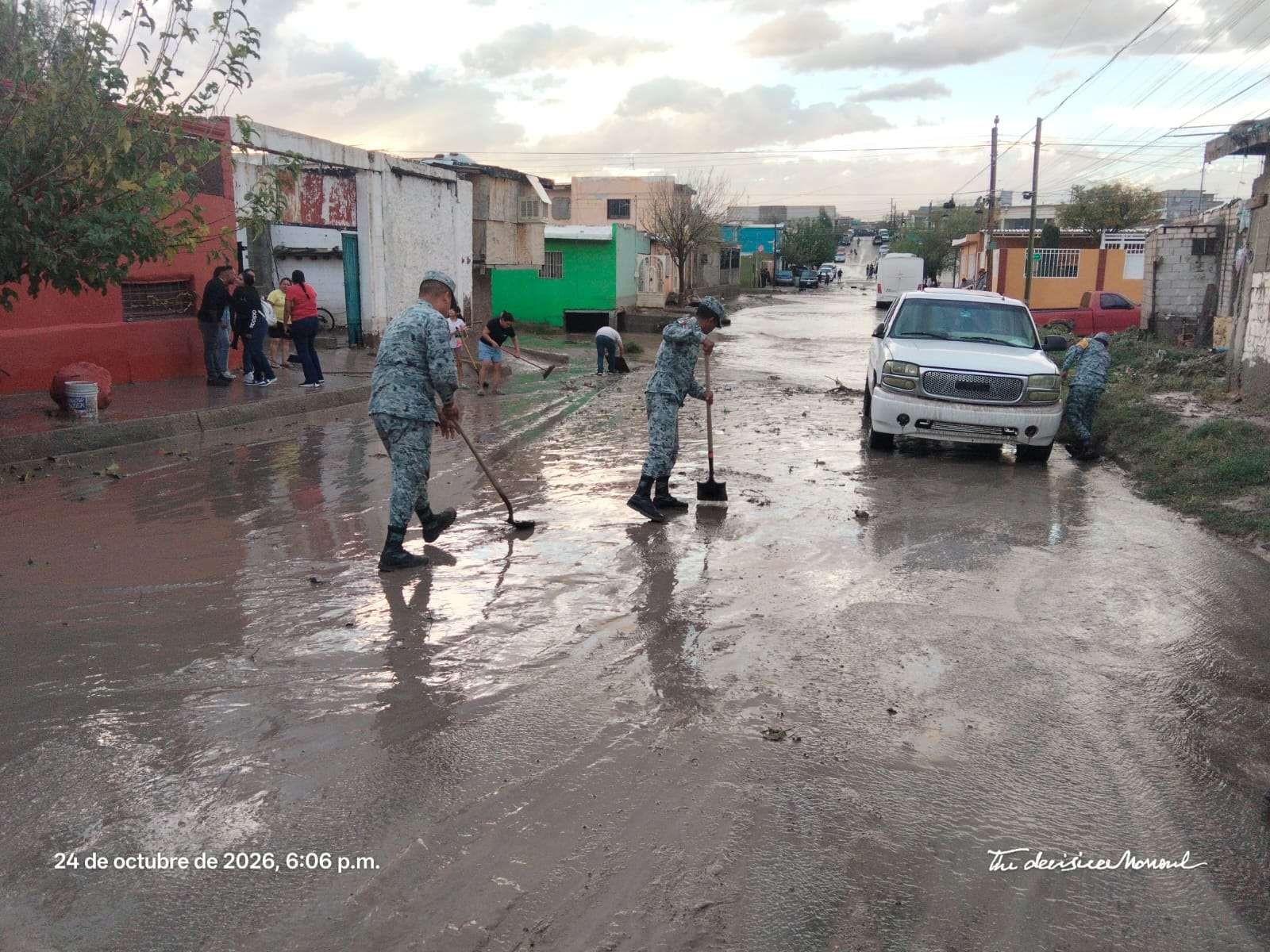 Activa Ejército Plan DN-III-E en Juárez por lluvias