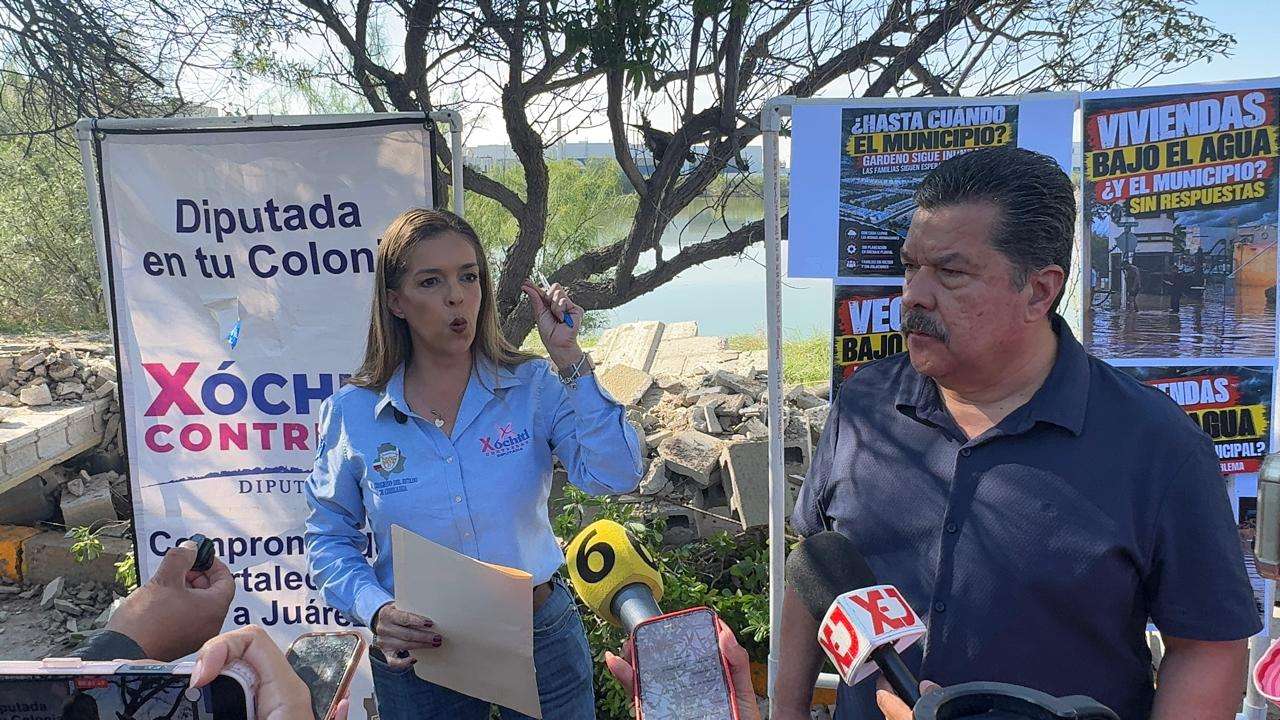 Exige diputada atender daños en viviendas y vehículos de Residencial Gardeno 