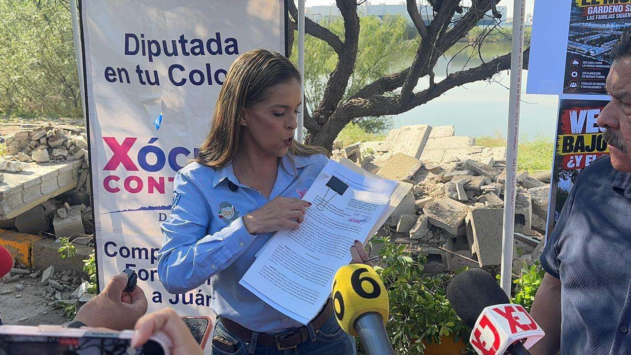 Exige diputada atender daños en viviendas y vehículos de Residencial Gardeno 