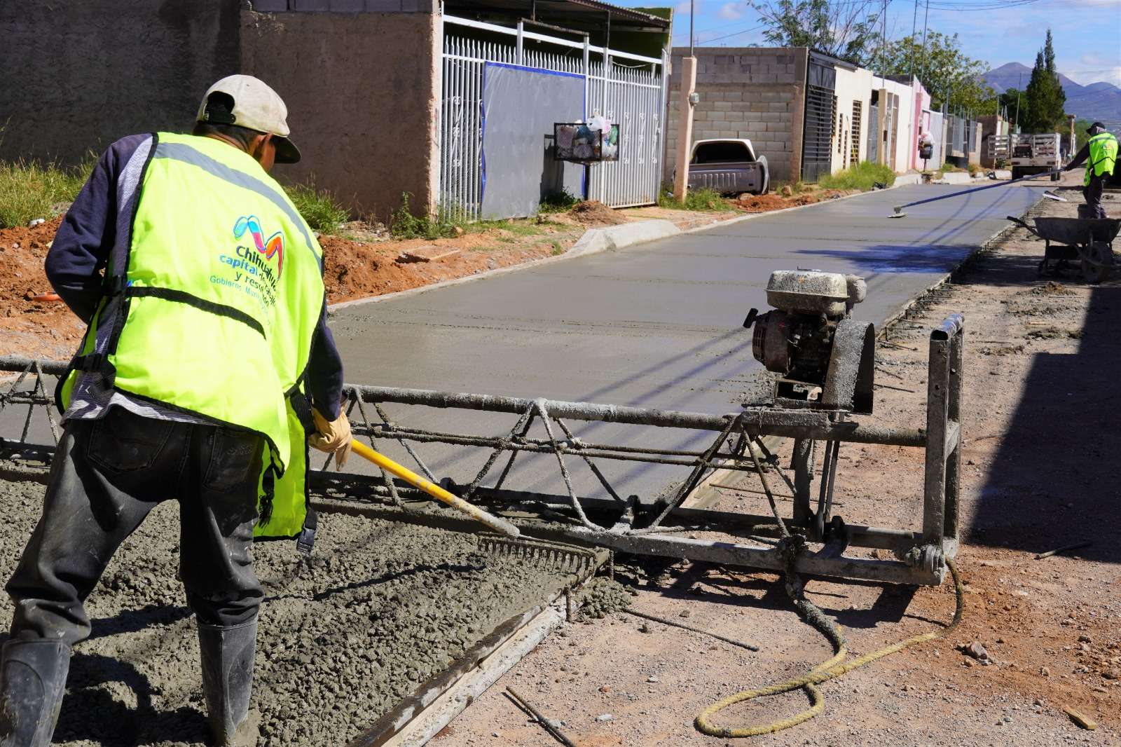 Avanza 50% pavimentación en Valle Dorado
