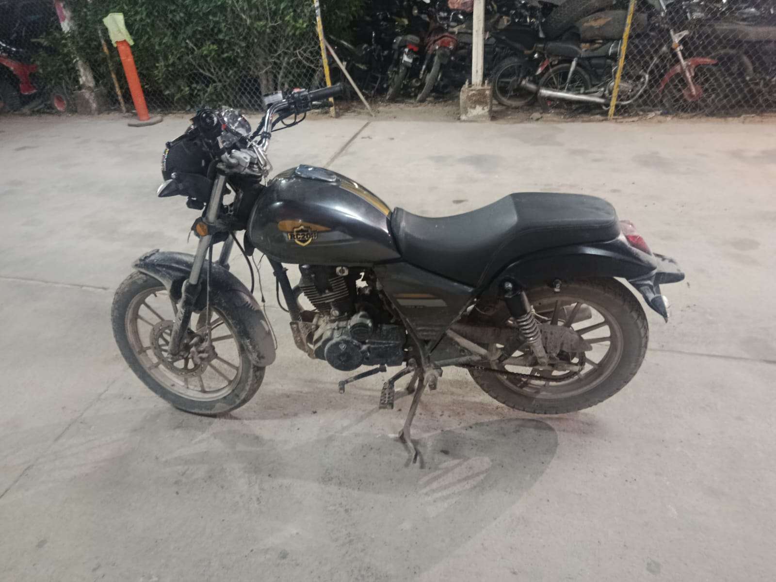 Lo detienen con motocicleta robada 