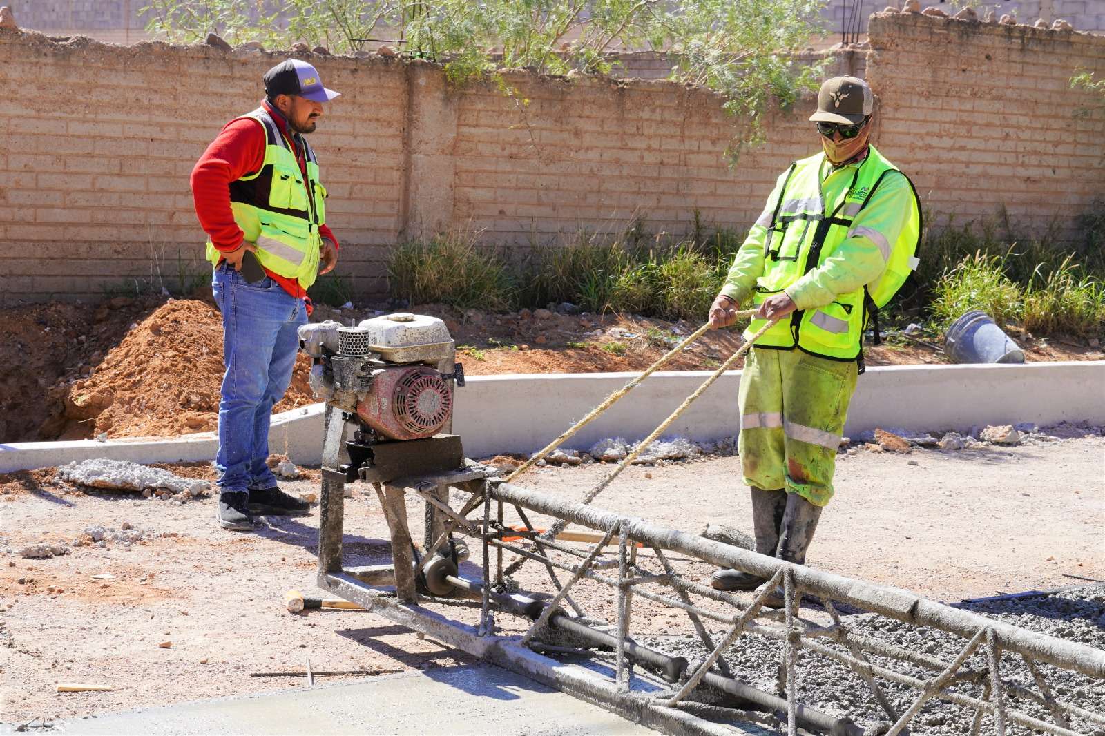Avanza 50% pavimentación en Valle Dorado