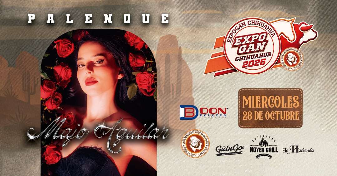 Llega Majo Aguilar hoy al Palenque de Expogan