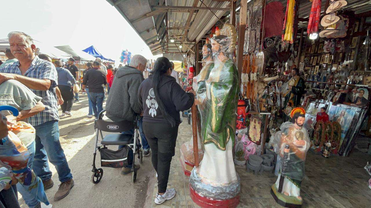 Colapsan fieles tráfico rumbo a San Juditas 