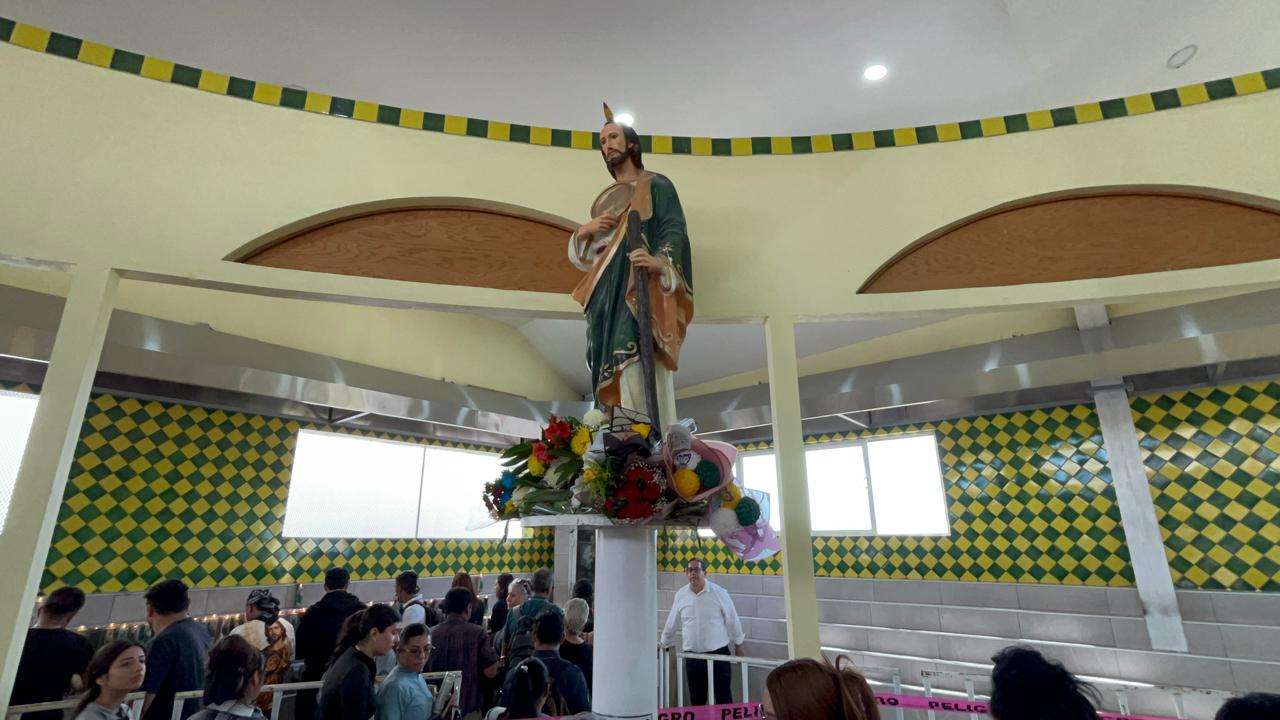 Colapsan fieles tráfico rumbo a San Juditas 