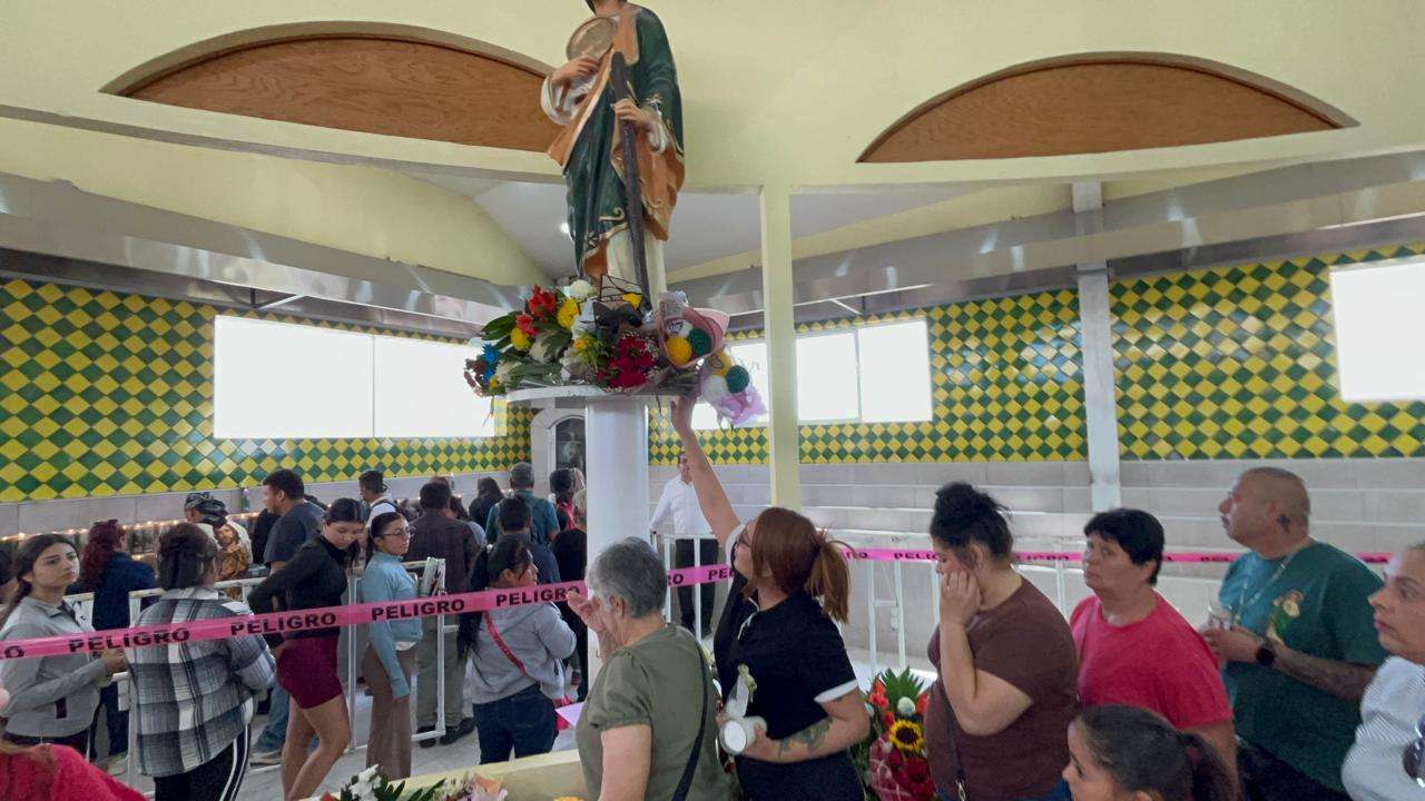 Colapsan fieles tráfico rumbo a San Juditas 