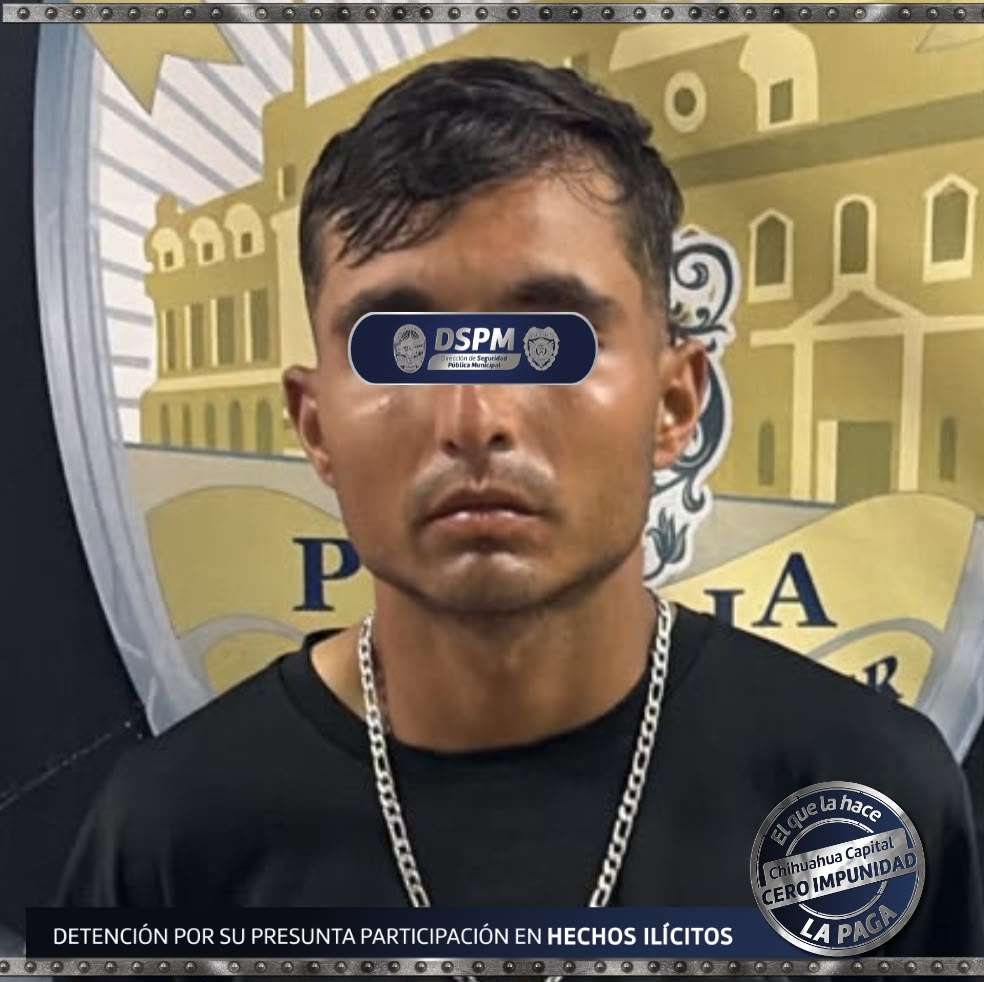 Detienen a joven por posible robo en Granjas Cerro Grande