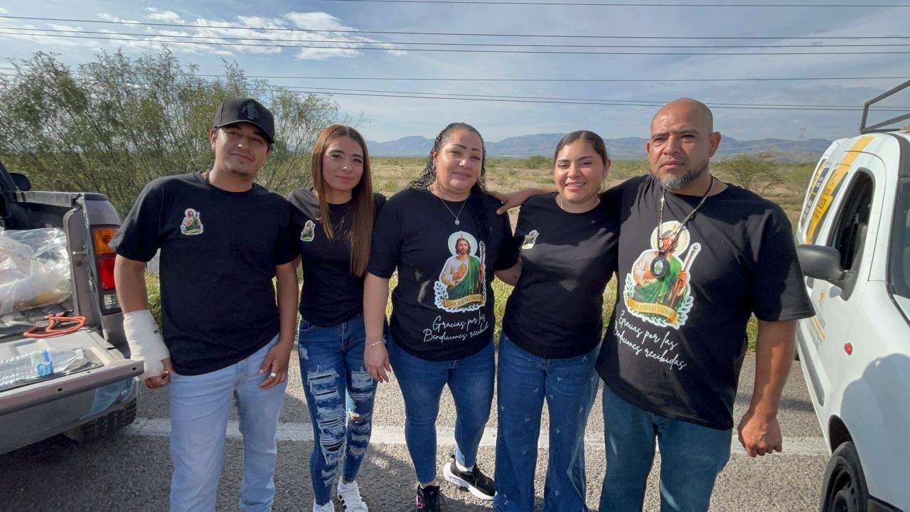 Colapsan fieles tráfico rumbo a San Juditas 