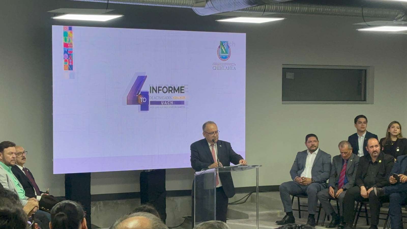 Rinde rector de la Uach su 4to. informe de actividades