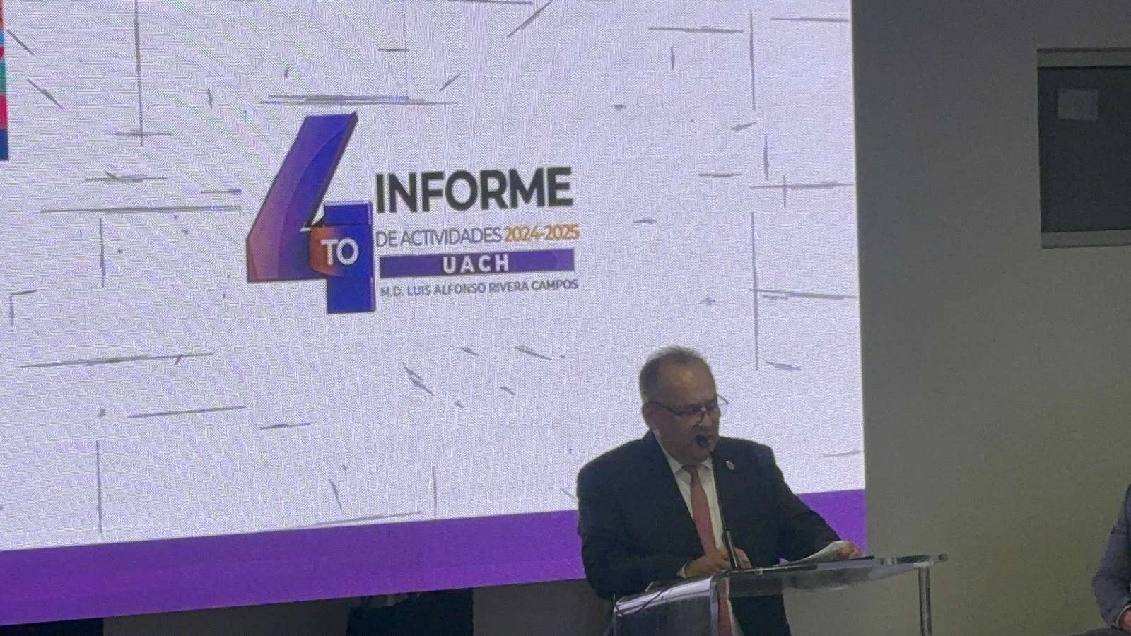 Rinde rector de la Uach su 4to. informe de actividades