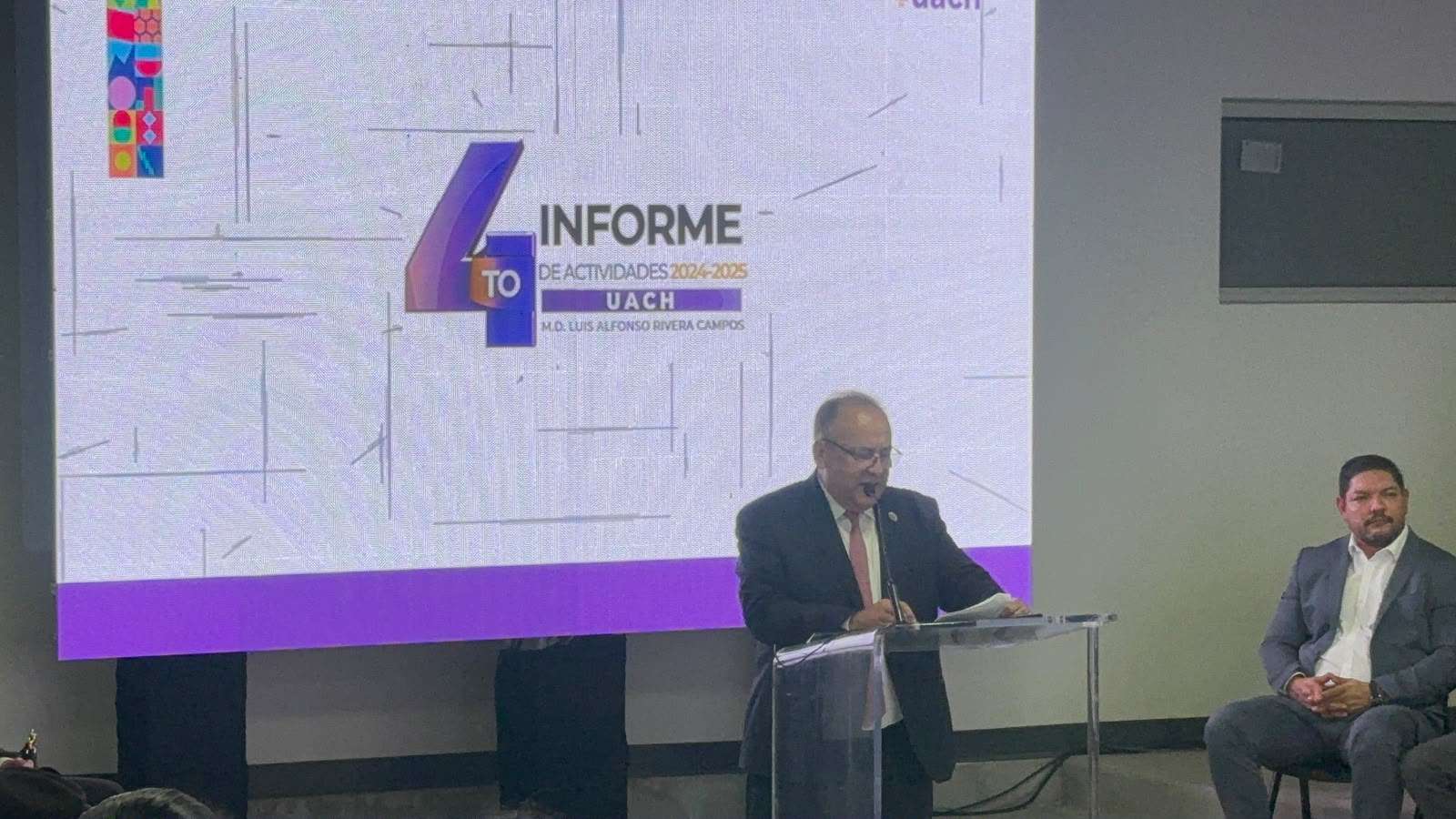Rinde rector de la Uach su 4to. informe de actividades