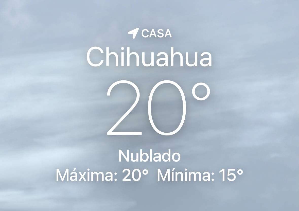Alcanza temperatura 20°C, la Capital