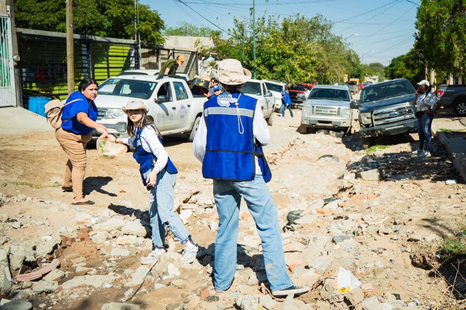 Apoya Estado a familias 8 mil entregas por lluvias