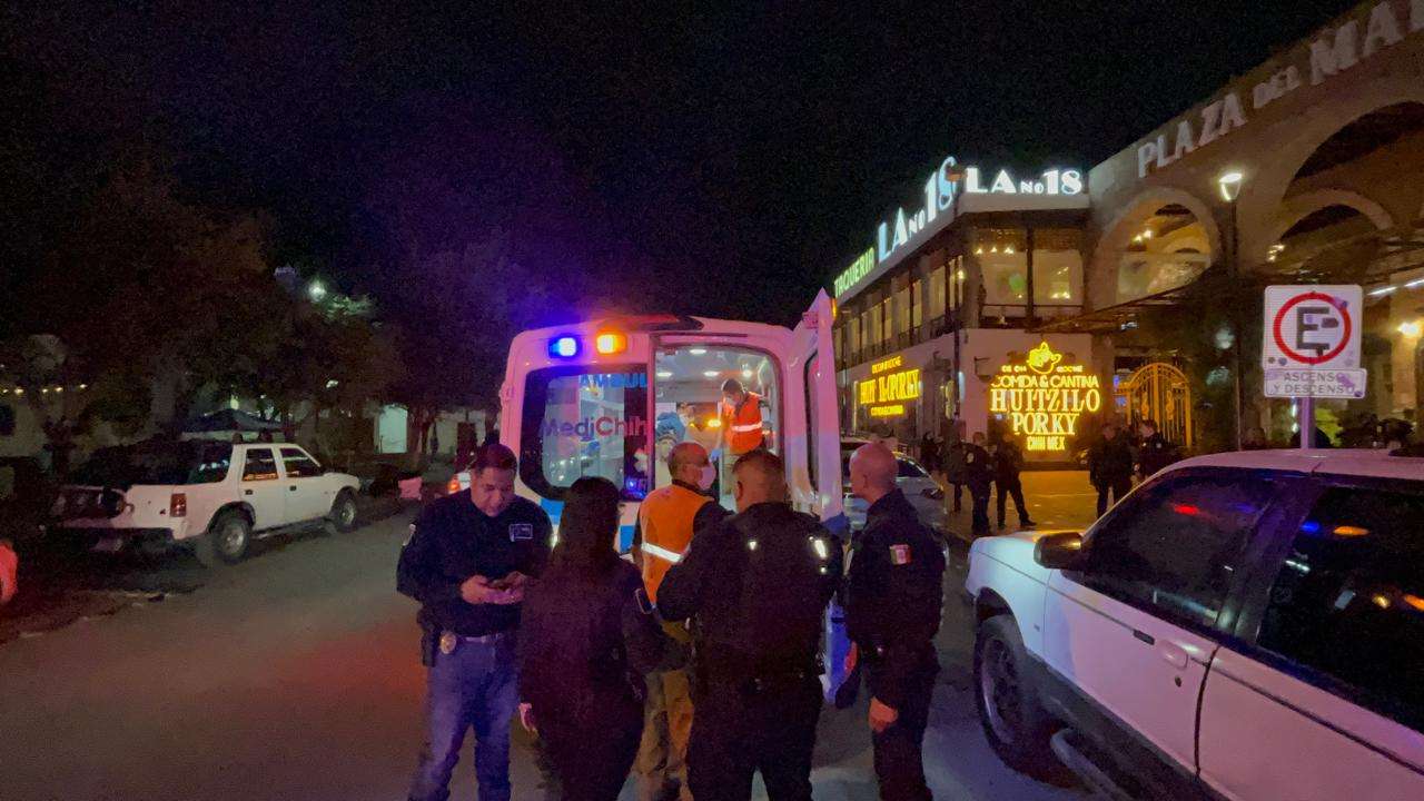 Deja riña de franeleros un herido con arma blanca