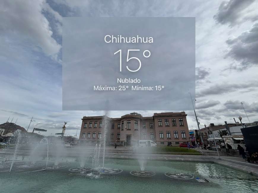 Amanece Chihuahua a 15°C; dará tregua el frío