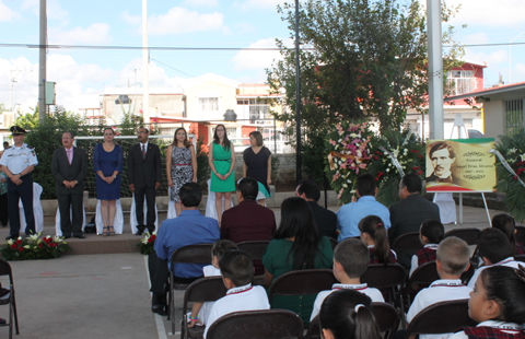 Realizan Ceremonia Cívica al Gral. Ángel Trías