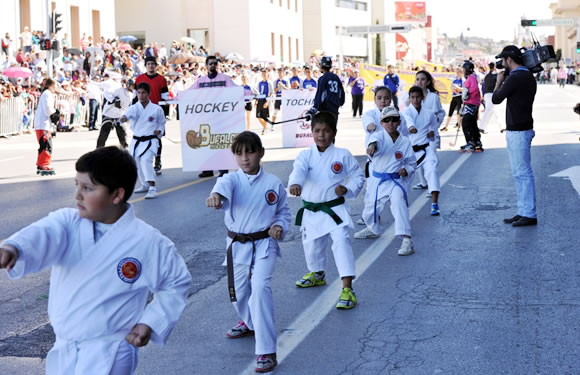 Niños karatecas