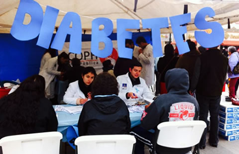 Realizan campaña de información y detección de factores de riesgo de diabetes