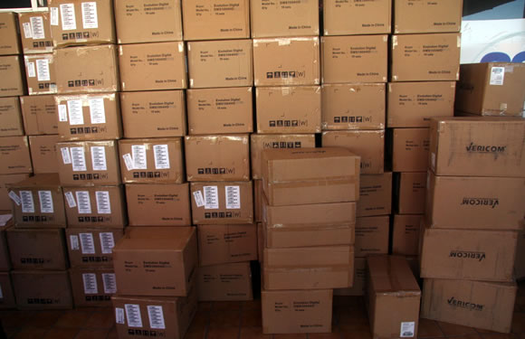 Si hay cajas