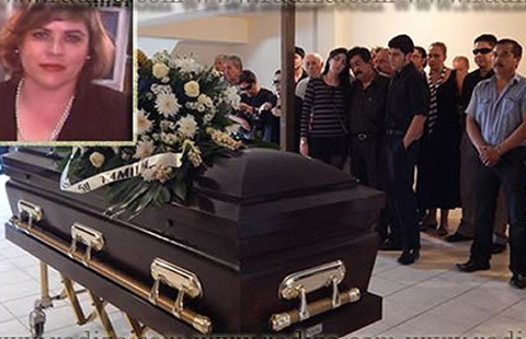 Realizan homenaje y dan ultimo adiós a locutora Alicia de la Peña