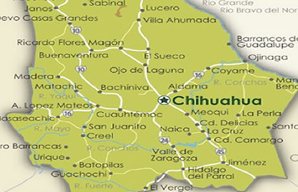 Mapa con las zonas sísmicas