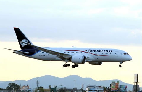 Iniciará Aeroméxico vuelos comerciales con su 787 Dreamliner