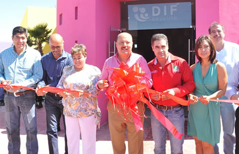 Inaugura gobernador nuevo edificio del DIF municipal en Saucillo