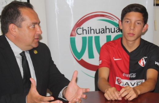 Continuará en las fuerzas básicas del club Atlas el chihuahuense Aldo López Vargas